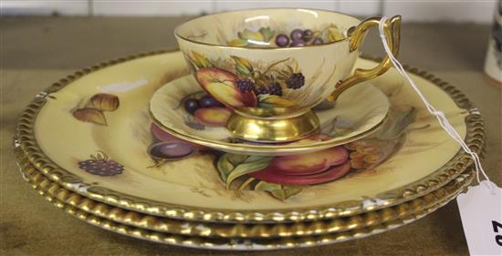 Aynsley plates & cup & saucer